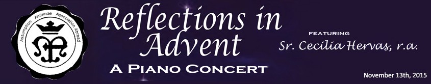 Reflections In Advent – A Piano Concert: November 13th 2015