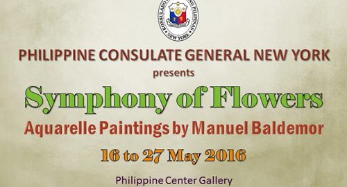 Manuel D. Baldemor: Symphony of Flowers