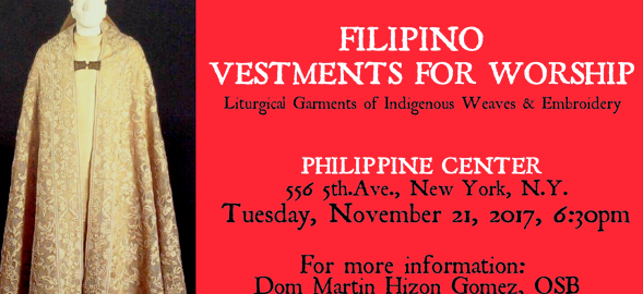 Filipino Vestments For Worship Nov 21