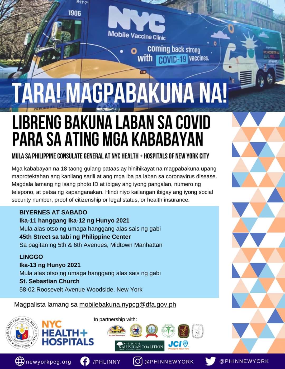 Get Vaccinated at the Philippine Center