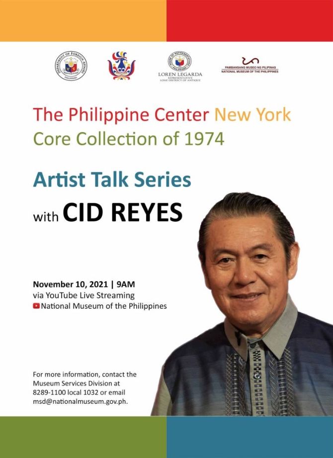 Philippine Center New York: Artist’s Walk and Talk Series November 10th, 2021